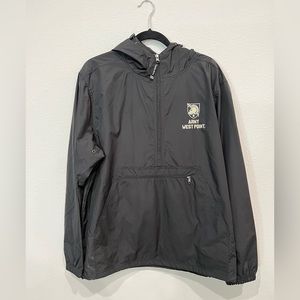 Army West Point long sleeve windbreaker.